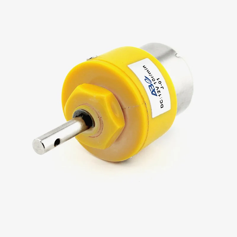 12V 10RPM Geared DC Motor - Image 3