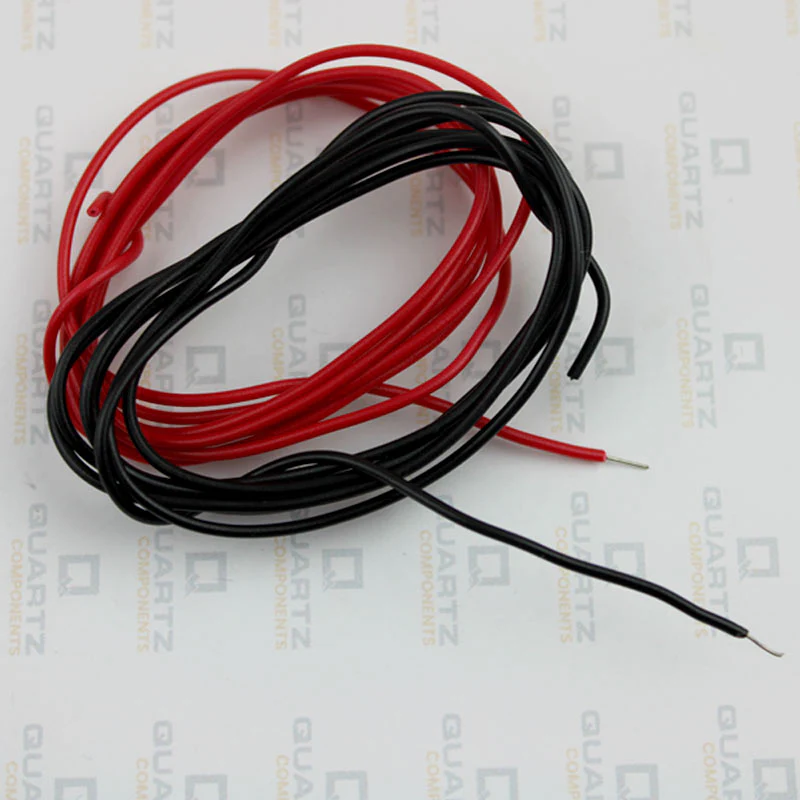 23AWG Single Strand Breadboard Connecting Wire (Black and Red - 1+1 Meter) - Image 3