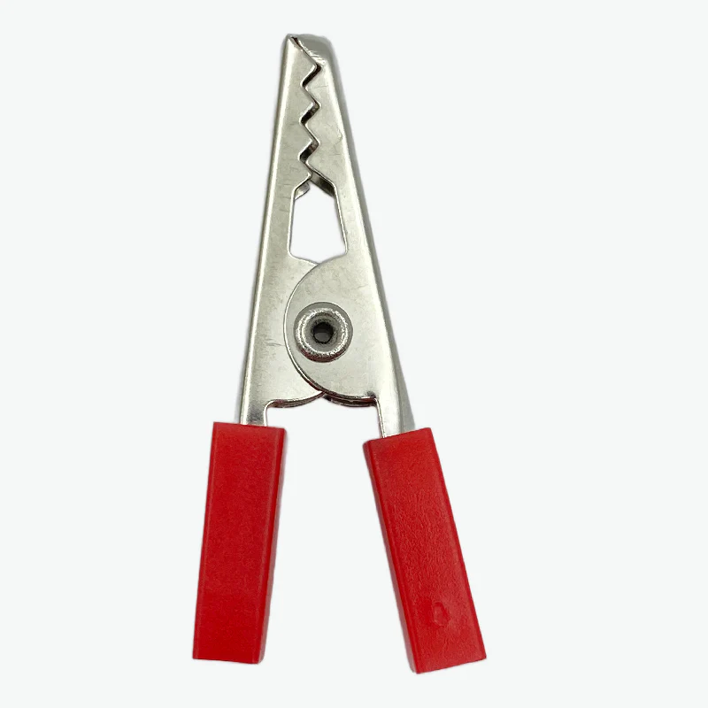 Crocodile Clip Small - Pair of red and Black - Image 3