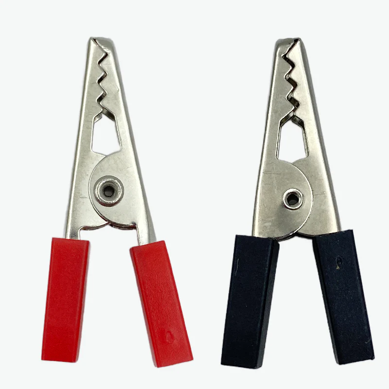 Crocodile Clip Small - Pair of red and Black - Image 4