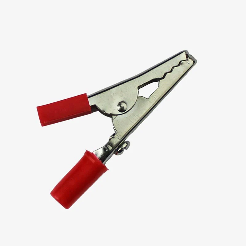 Crocodile Clip Small - Pair of red and Black - Image 6