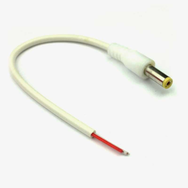 DC Male Barrel Jack Power Connector with Wire - Image 3