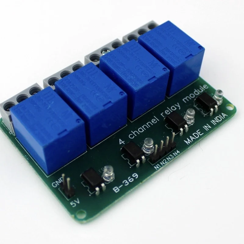 Four Channel 5V Relay Module - Made in India - Image 3