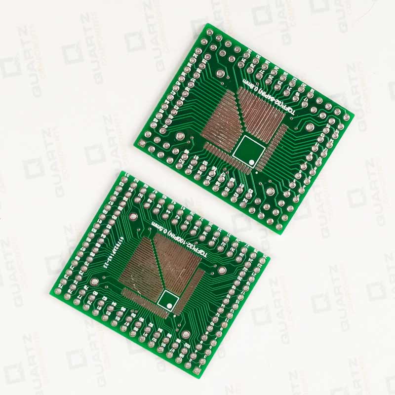 QFP/TQFP/LQFP/FQFP 32/44/64/80/100 LQF SMD to DIP Adapter PCB Board - Image 3