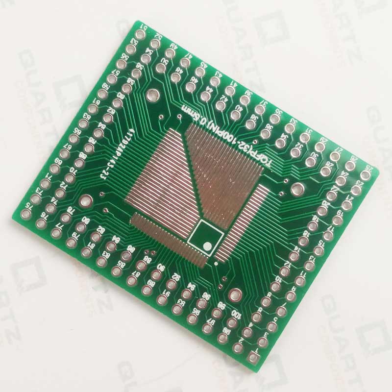 QFP/TQFP/LQFP/FQFP 32/44/64/80/100 LQF SMD to DIP Adapter PCB Board - Image 6