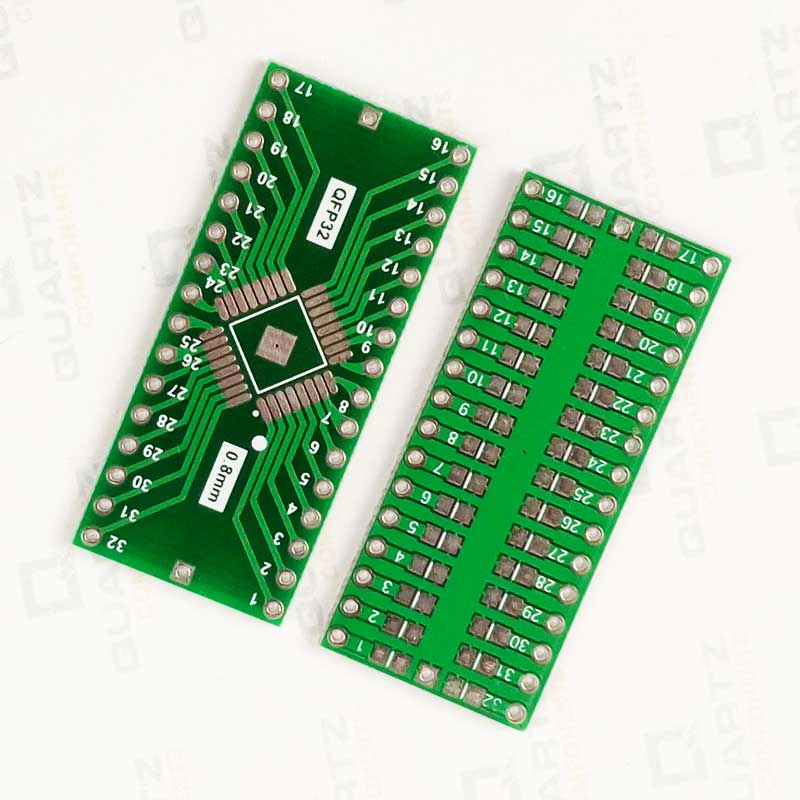 QFP32 DIP Adapter Converter PCB Board 0.65/1.27mm - Image 3