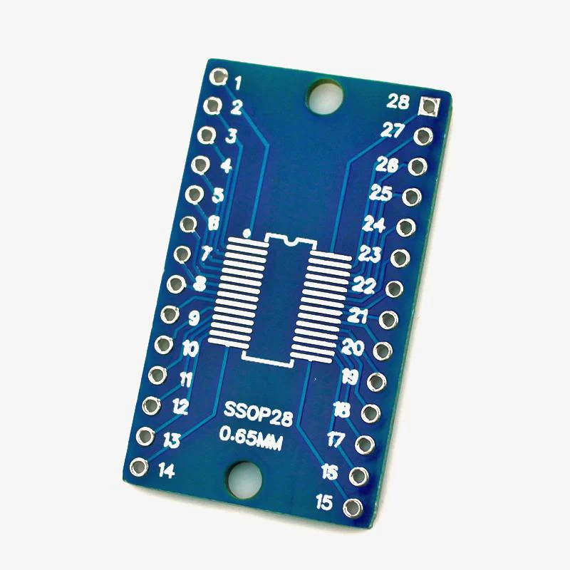 SOP28 DIP Adapter Converter PCB Board 0.65/1.27mm - Image 5