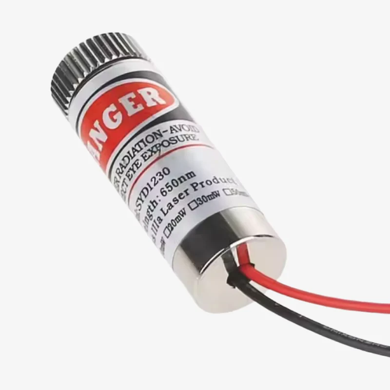 SYD1230 12mm 5mW Cross-Line Laser Module – Red - Image 3
