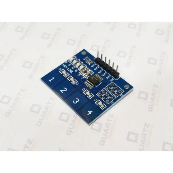TTP224 4-Channel Touch Sensor Module - Image 5