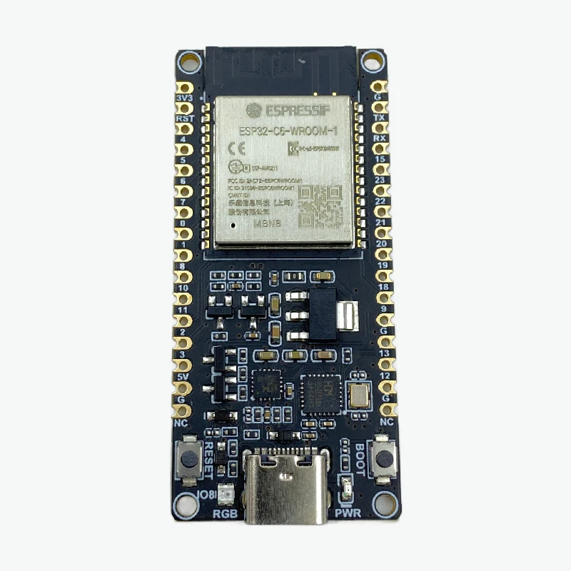 Waveshare ESP32-C6-WROOM-1-N8 Microcontroller WiFi 6 Development Board with Header Pins - Image 3